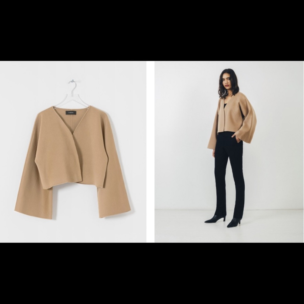 Le Merceau Camel Wide Sleeve Jacket